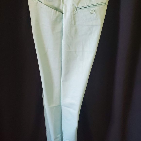 The Limited STRETCH Wide-leg Pants, 6, Seagreen/Light Blue - Picture 3 of 5
